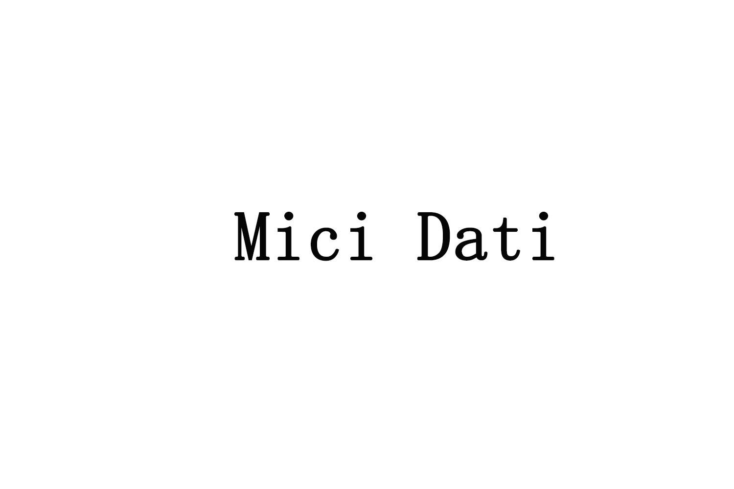 25类-服装鞋帽MICI DATI商标转让