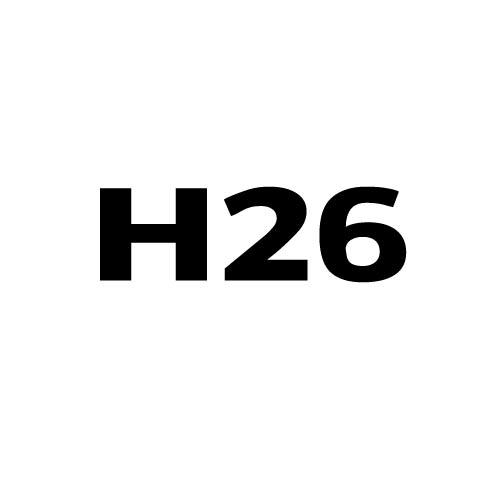 H 26