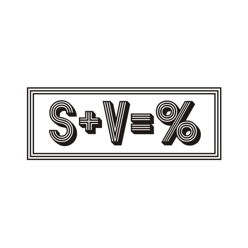 S+V=%