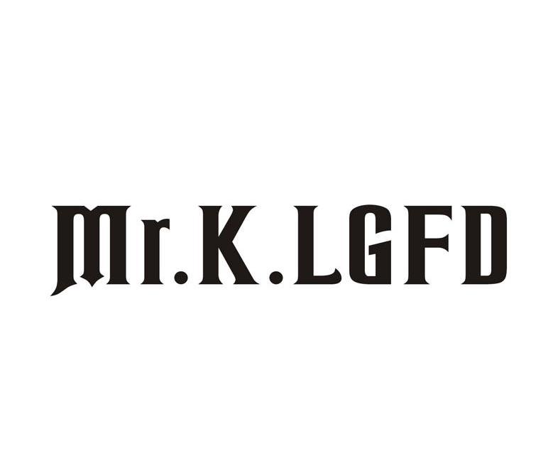25类-服装鞋帽MR.K.LGFD商标转让